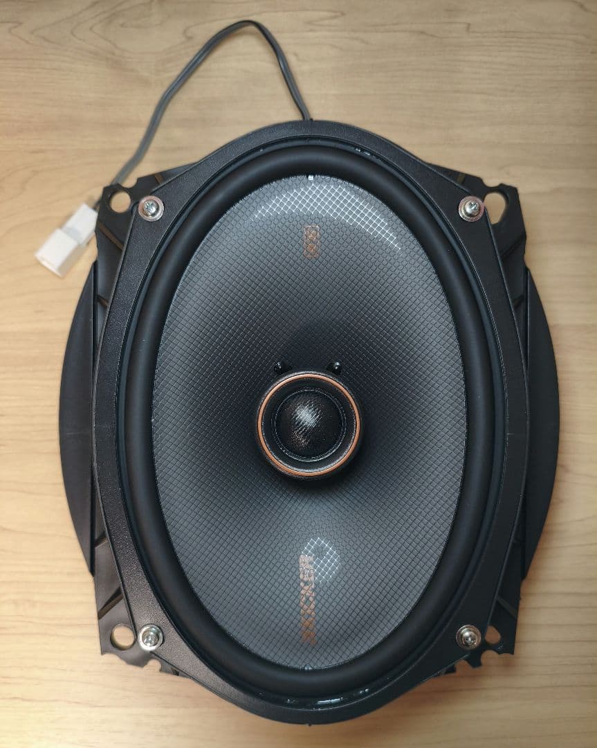 スピーカー キッカーKICKER KSC6904とKSC3504 バッフル