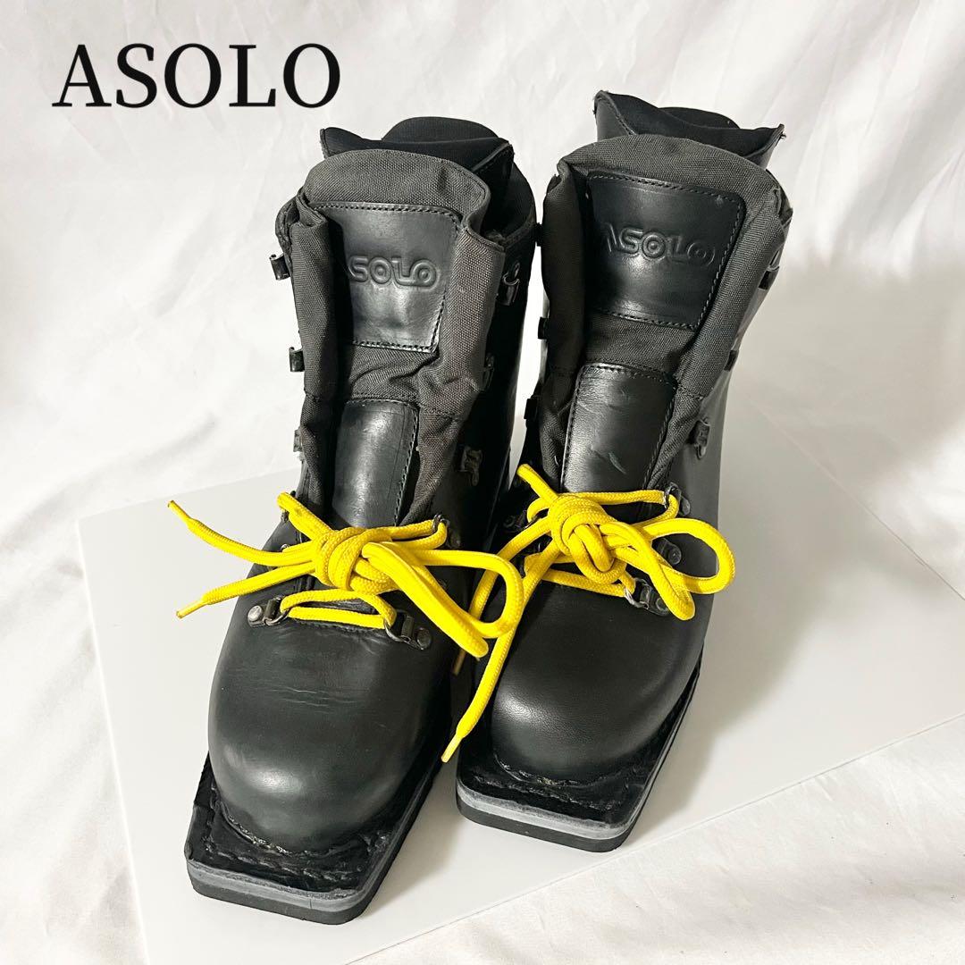 ASOLO アゾロ ブラック スキー用ブーツ メンズ26.5cm スポーツ