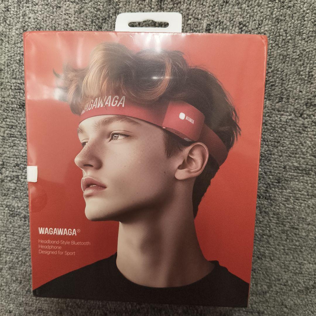 WAGAWAGA スポーツ用Bluetoothイヤホン 赤 完売品