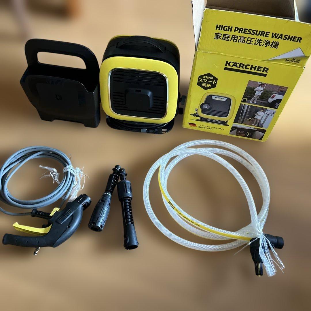 KARCHER 高圧洗浄機 K MINI 自吸用ホース付き