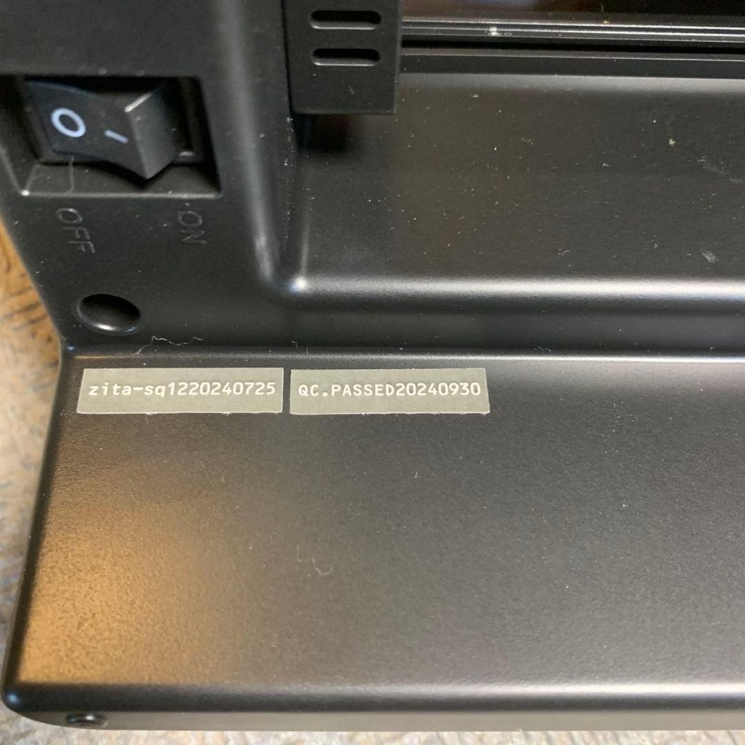 H245\" ZitA SQUARE 自動開閉 ダストボックス ブラック