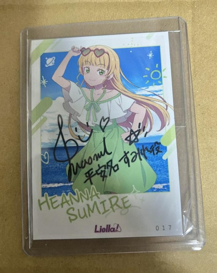 ビ*)様 Rest# Liella! ペイトン尚未 直筆サイン入り ミニブロマイ