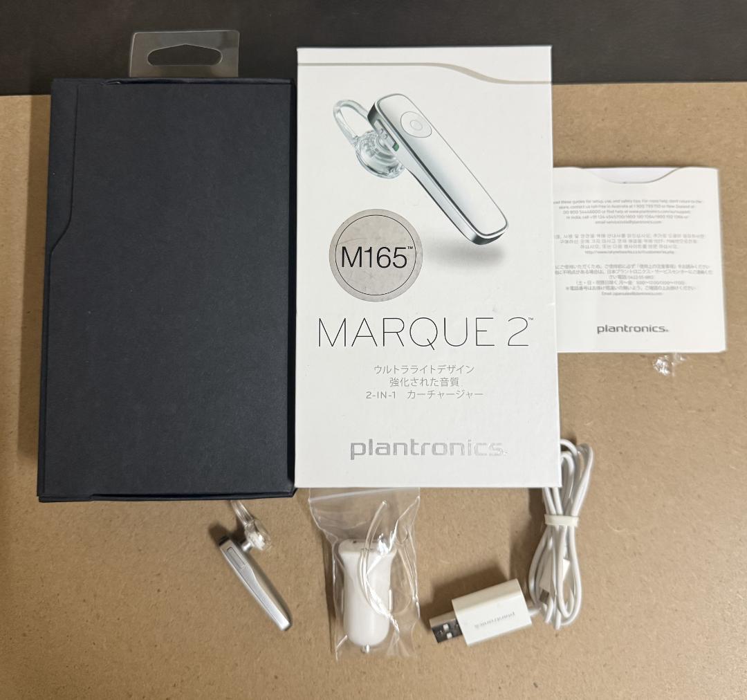 Plantronics M165 MARQUE2 片耳イヤホン 美品