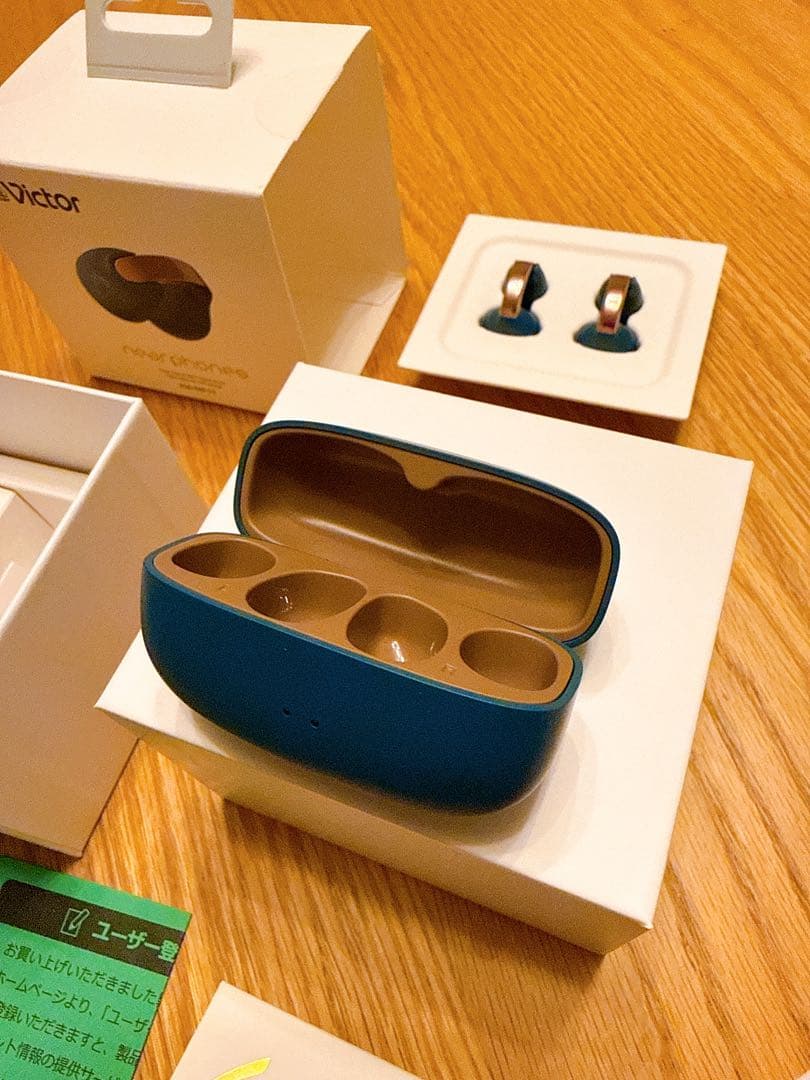 チ*ン様 Victor nearphones HA-NP1T-A [ティールブル