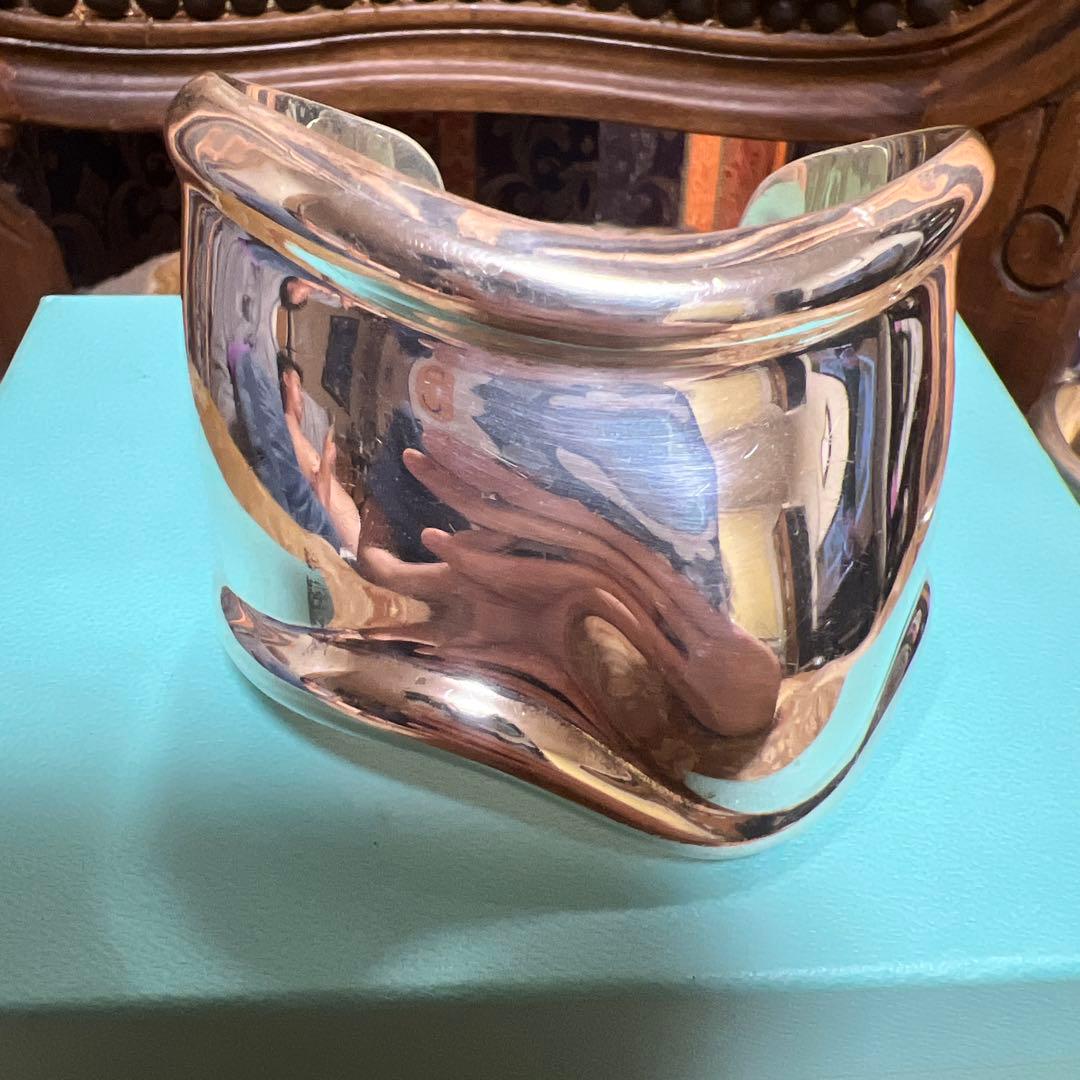 ティファニー ボーンカフ左バングル スターリンシルバー(AG925)ブレスレット