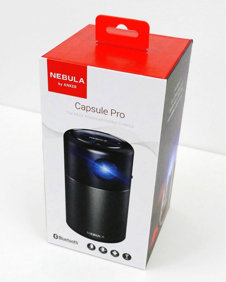 ANKER NEBULA CAPSULE PRO 搭載小型モバイルプロジェクター