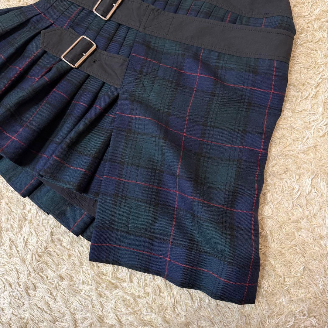 ☆美品☆ヴィヴィアンウエストウッド　ラップスカート　プリーツ　ブラックウォッチ