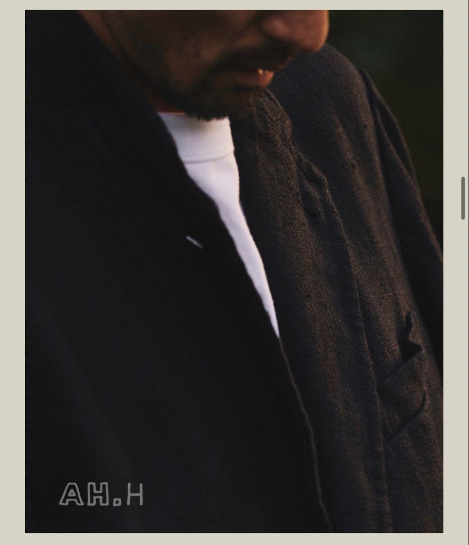 T*y様 CAHLUMN Linen Tailored Jacket ネイビー