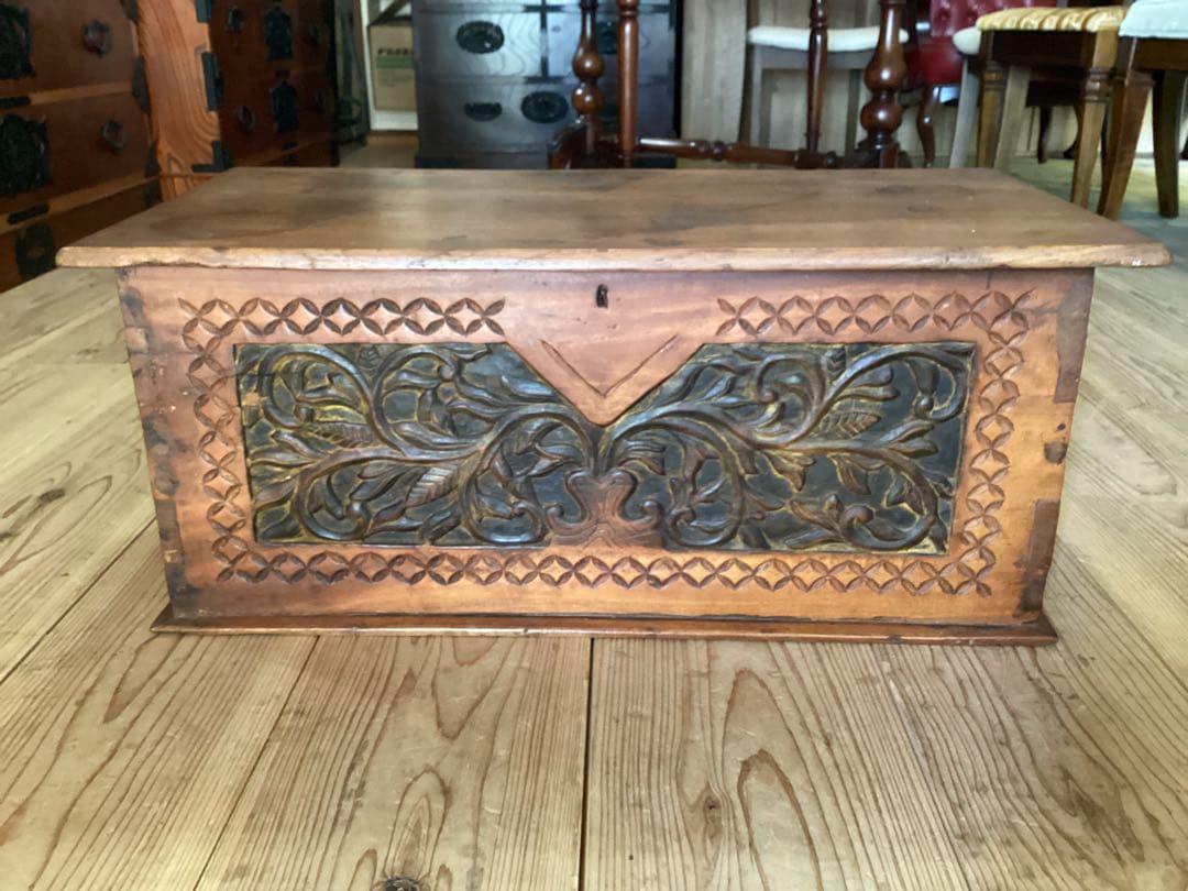 ビィンテージ　木箱　小物入れ　収納家具