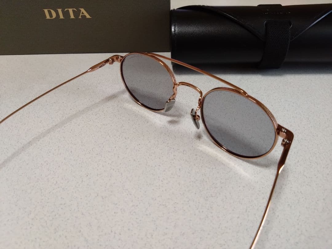 DITA ツーブリッジ　サングラス　ディータ　ダブルブリッジ　メガネ