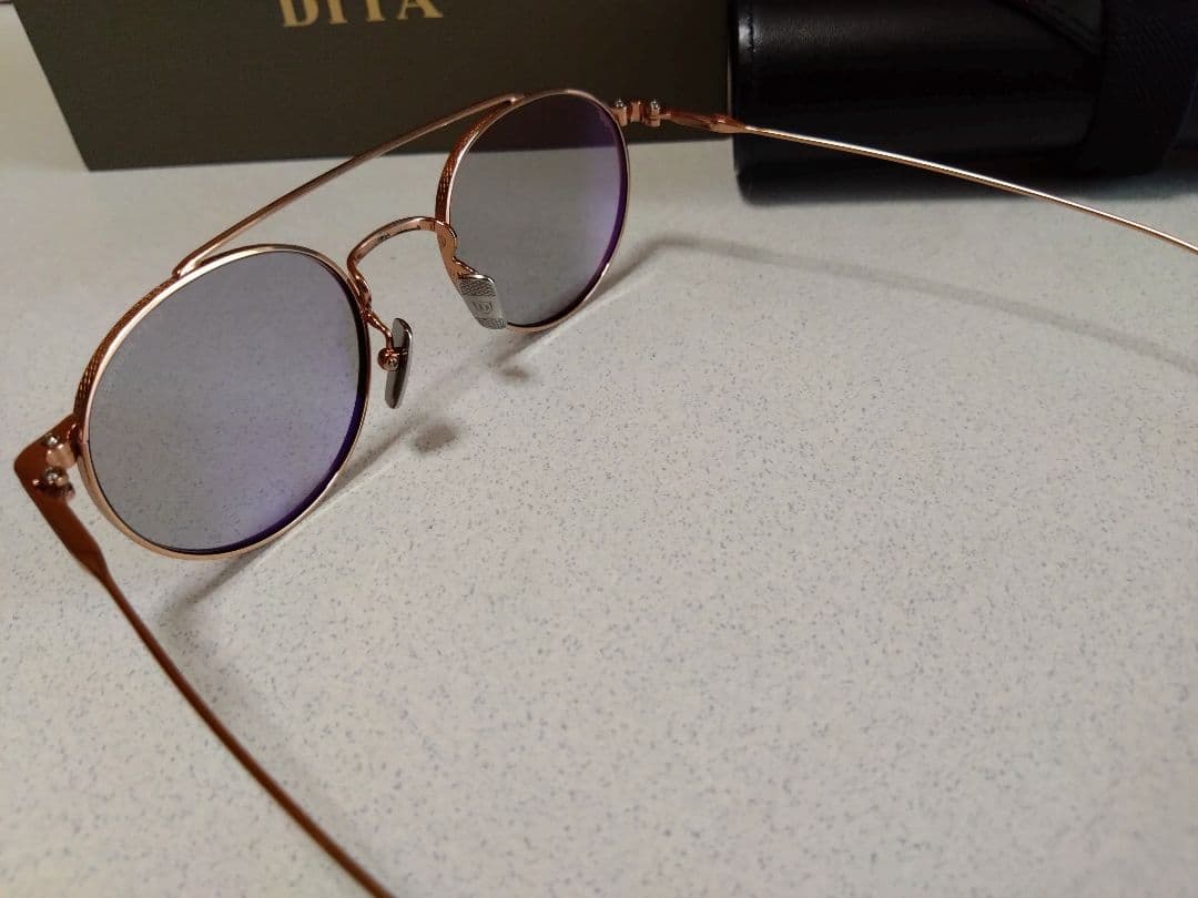 DITA ツーブリッジ　サングラス　ディータ　ダブルブリッジ　メガネ