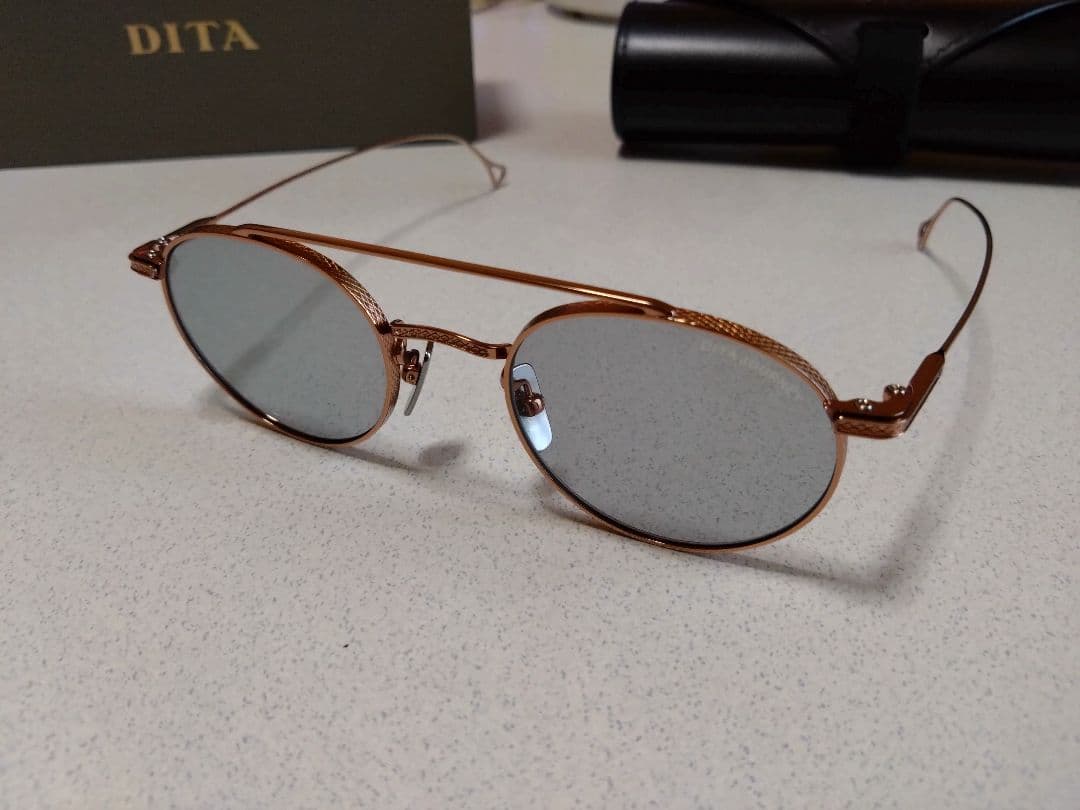 DITA ツーブリッジ　サングラス　ディータ　ダブルブリッジ　メガネ