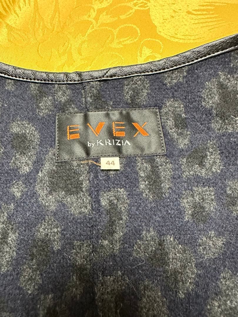 EVEX by KRIZIA コート　裏地ヒョウ柄　44