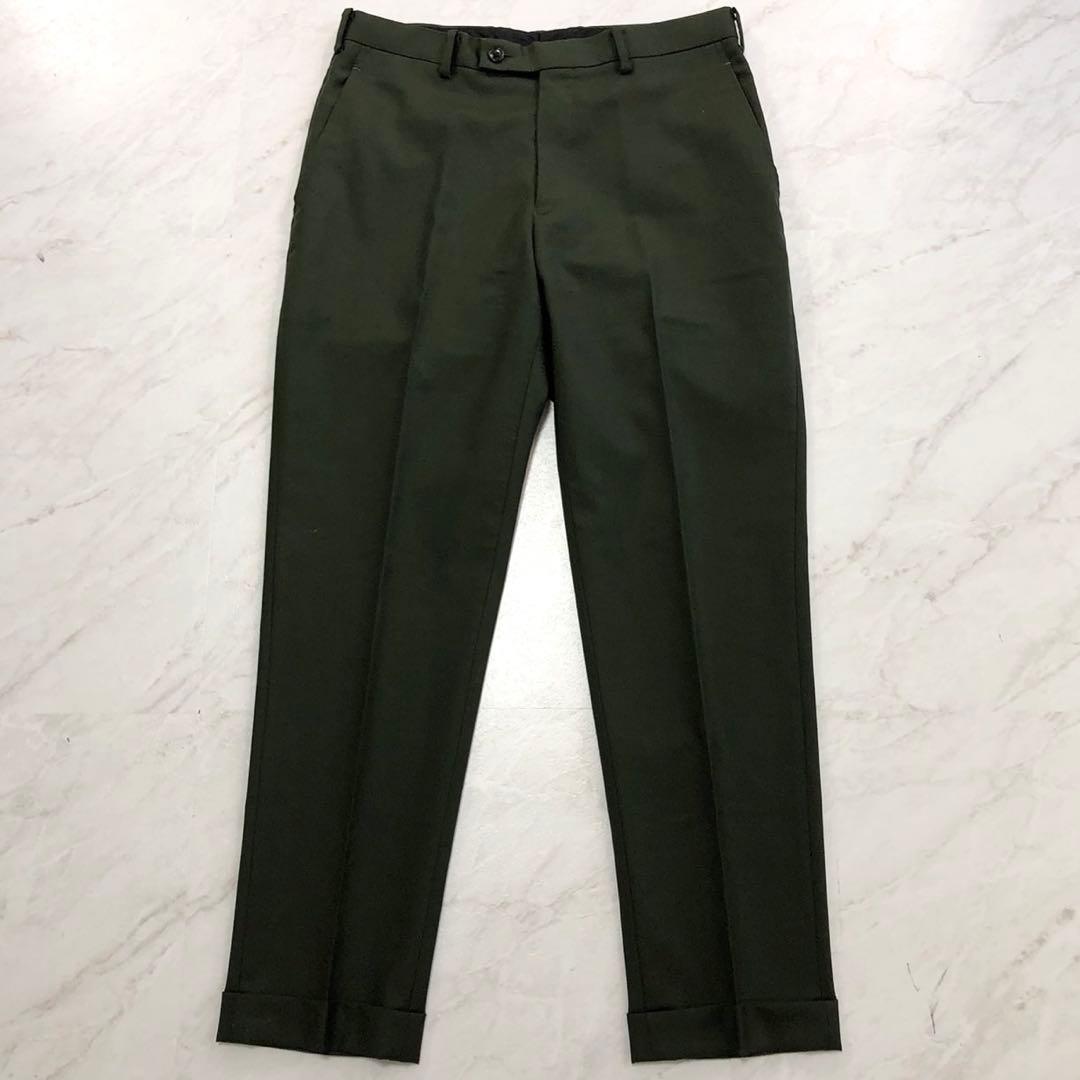 極美品✨銀座グローバルスタイル×カノニコ生地 ダブル オーダースーツ ペイズリー