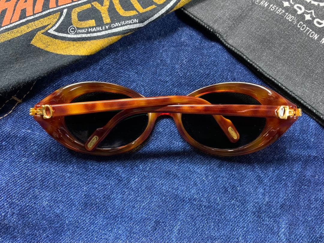ビンテージ　カルティエ　 サングラス トリニティ frame france 眼鏡