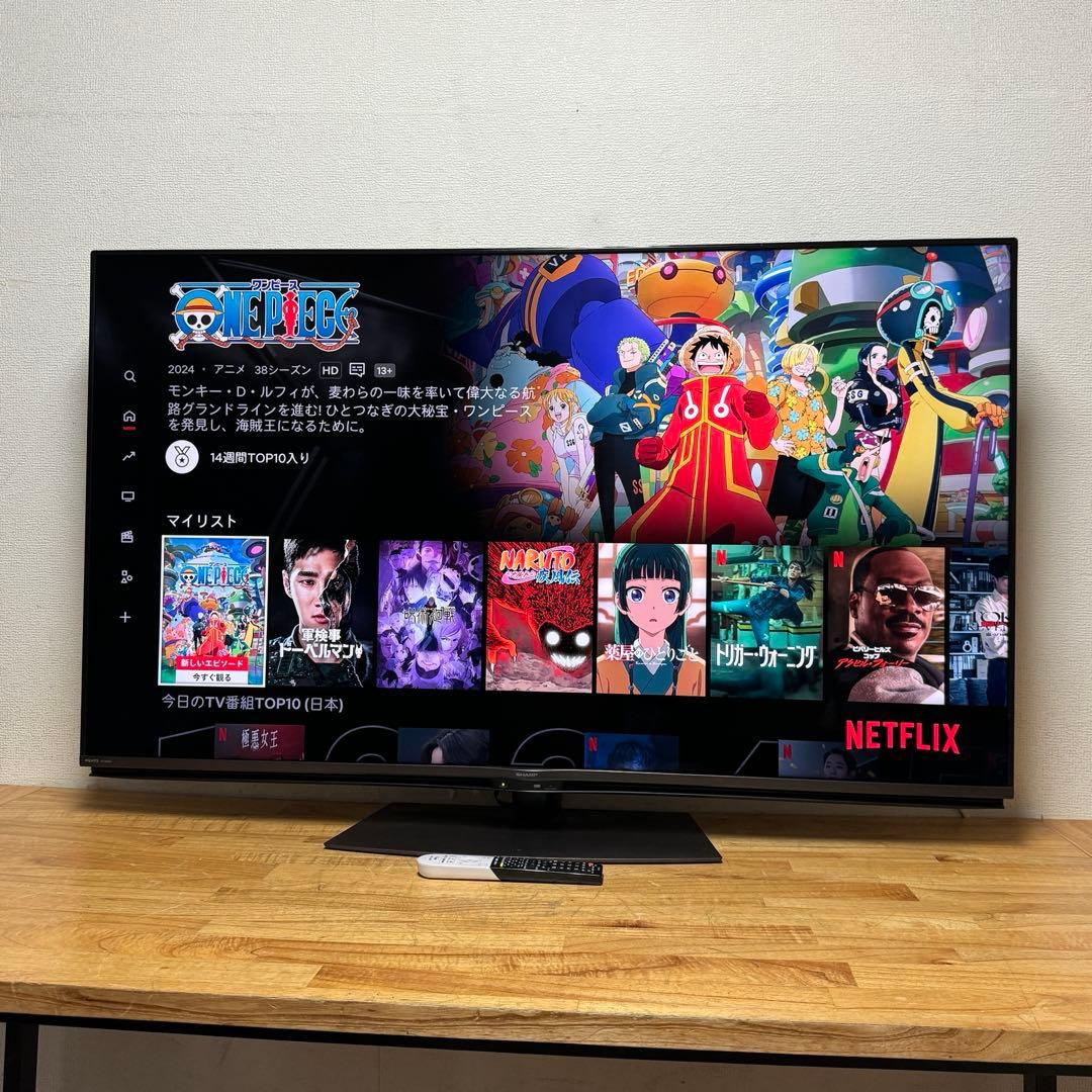 シャープ 50V型 4K 液晶テレビ Android TV 4T-C50BN1