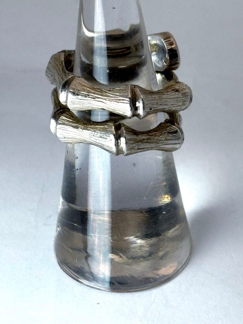 vintage バンブー　リング　silver925 TAXCO