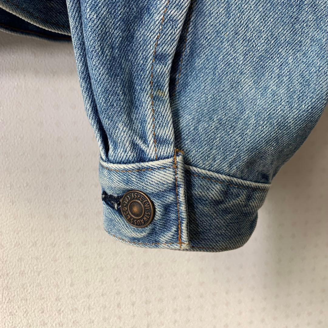 87年製 リーバイス デニムジャケット L 日本製 オレンジタブ 70626