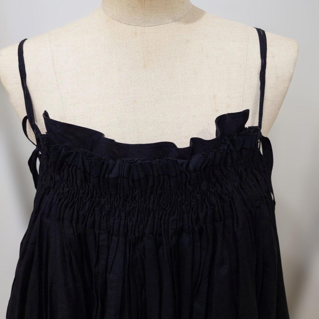 Curensology カレンソロジー コットンシルクギャザーキャミソソール