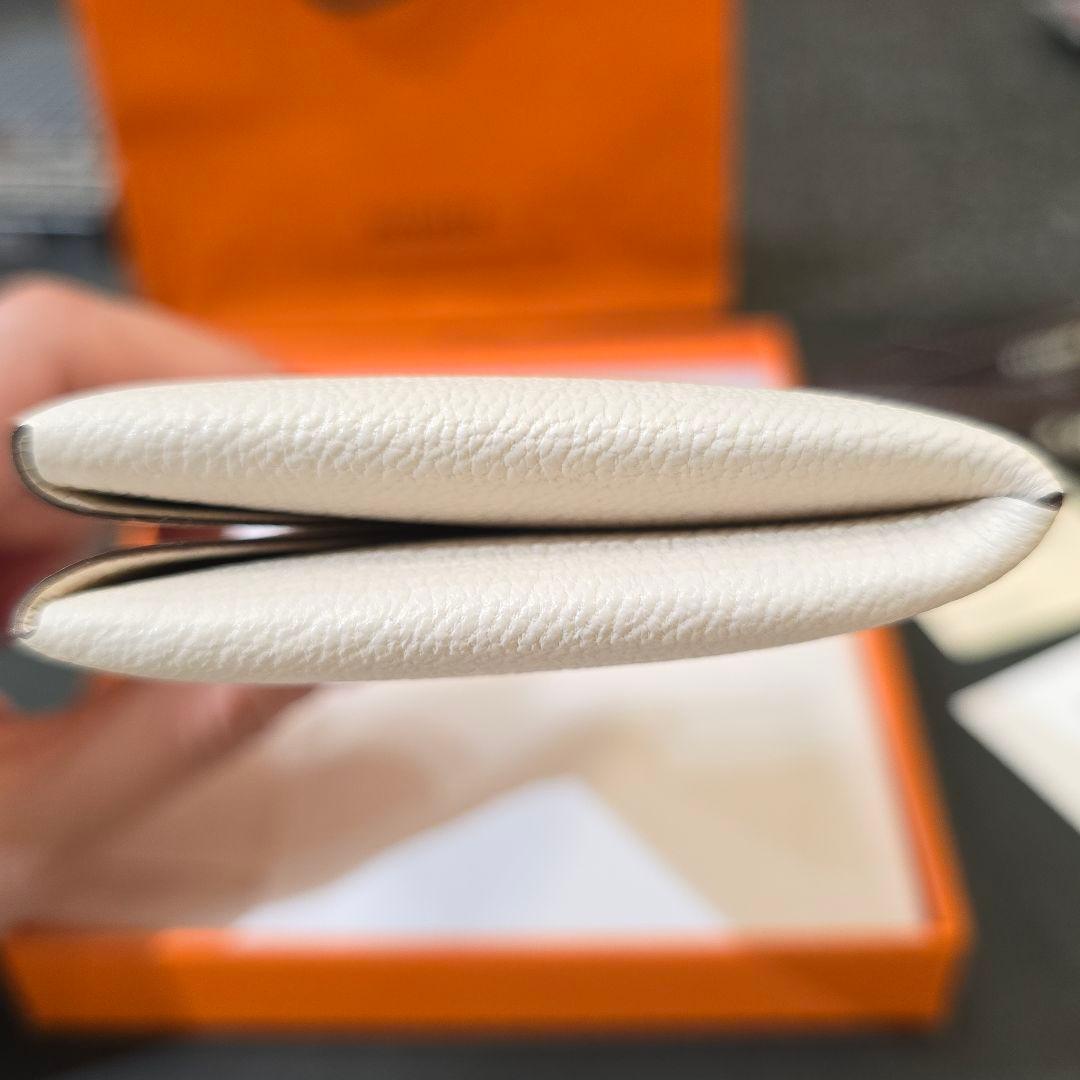 【新品未使用】HERMES エルメス カードケース カルヴィ ナタ