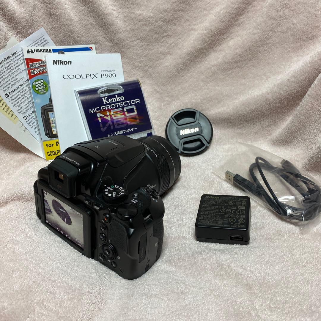 Nikon COOLPIX P900 デジタルカメラ　保護フィルター付き