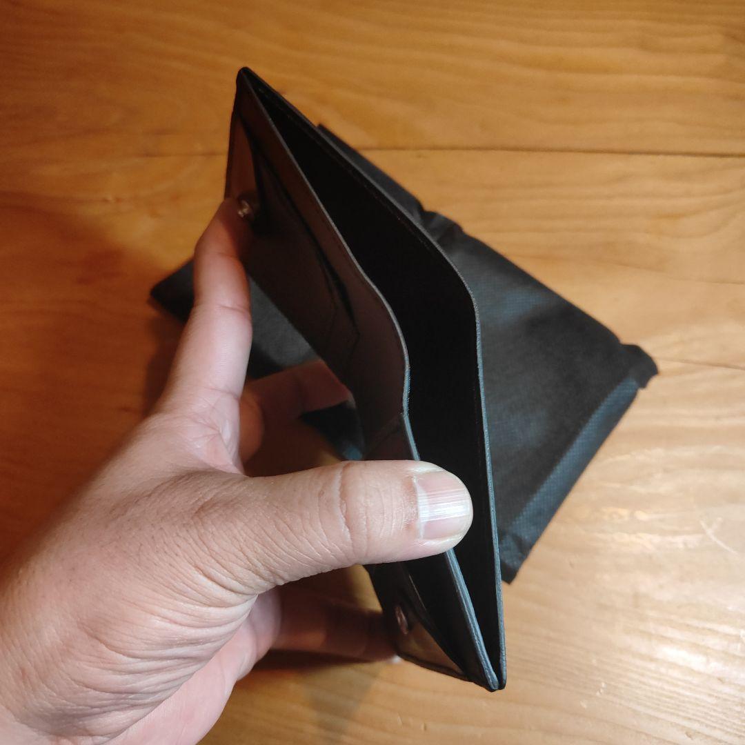 SIN SIN 新進工房 ブラックレザー ミニ財布