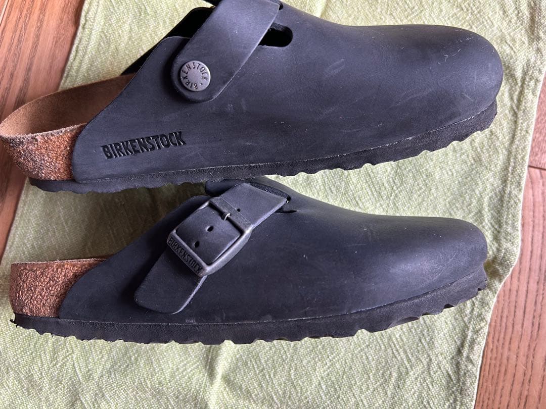専用　ビルケンシュトック　ボストン　オイルドレザー　ブラック　37