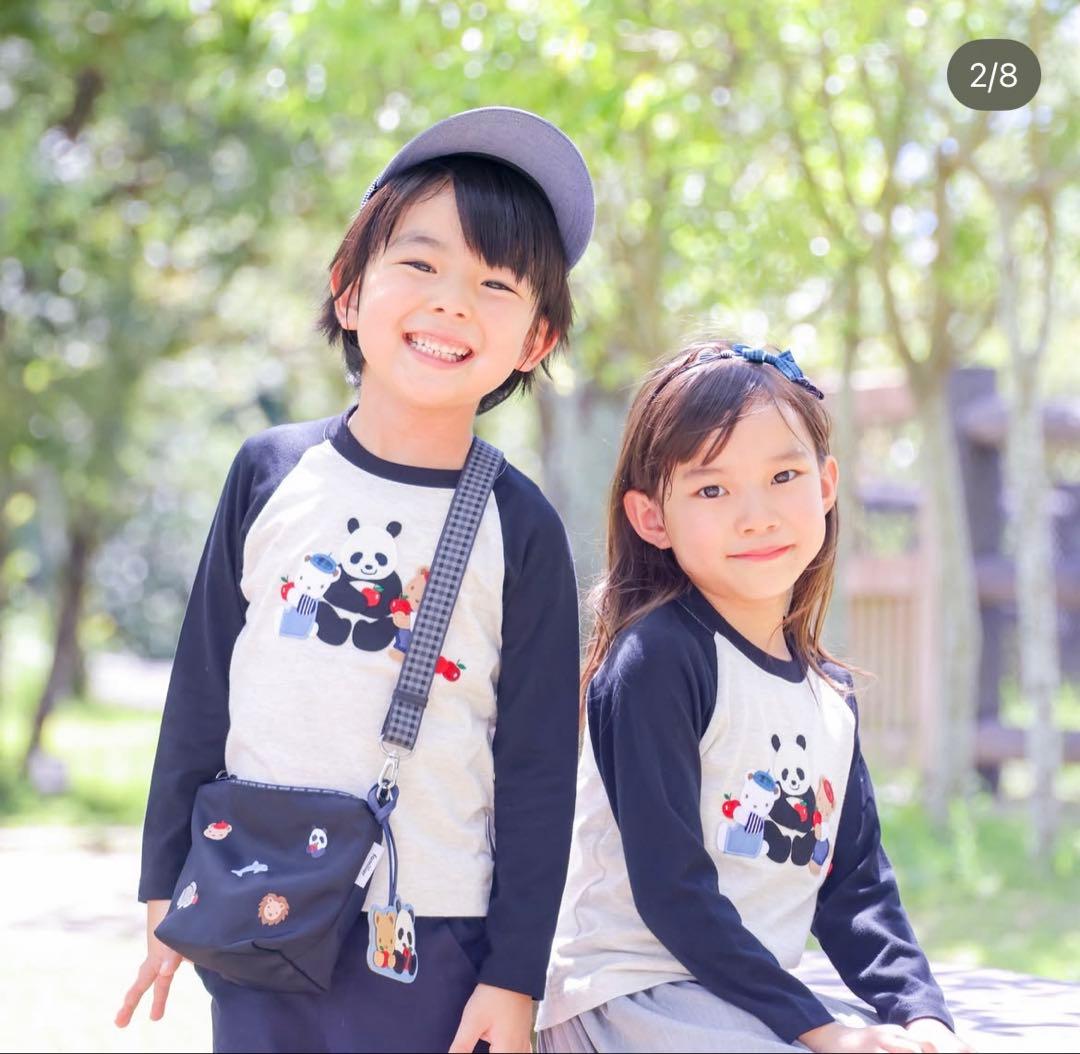 familiar アドベンチャーワールドコラボ長袖Tシャツ　100センチ