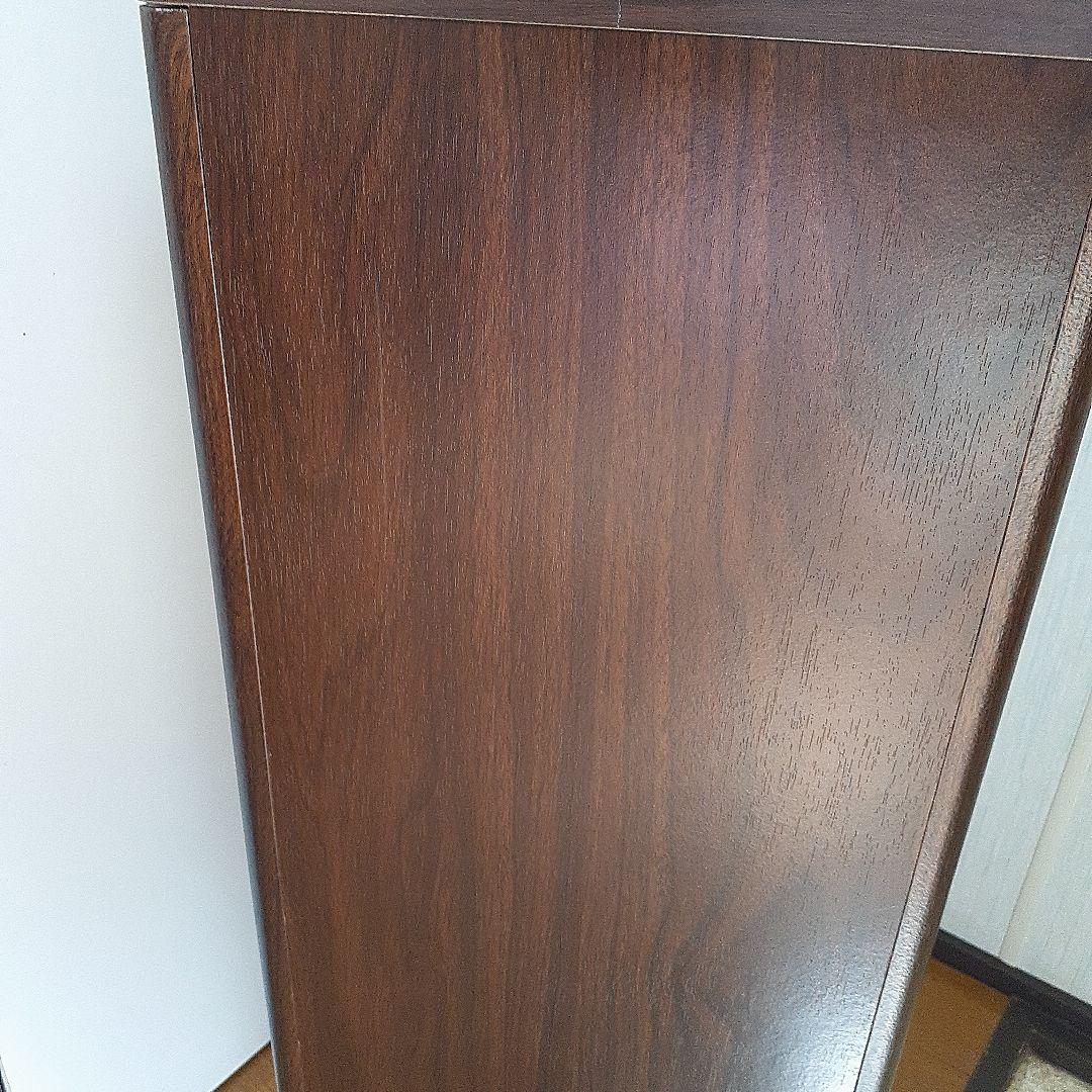 スタンド ダストボックス ブラウン ゴミ箱 スイング式 木目調 45L新品同様