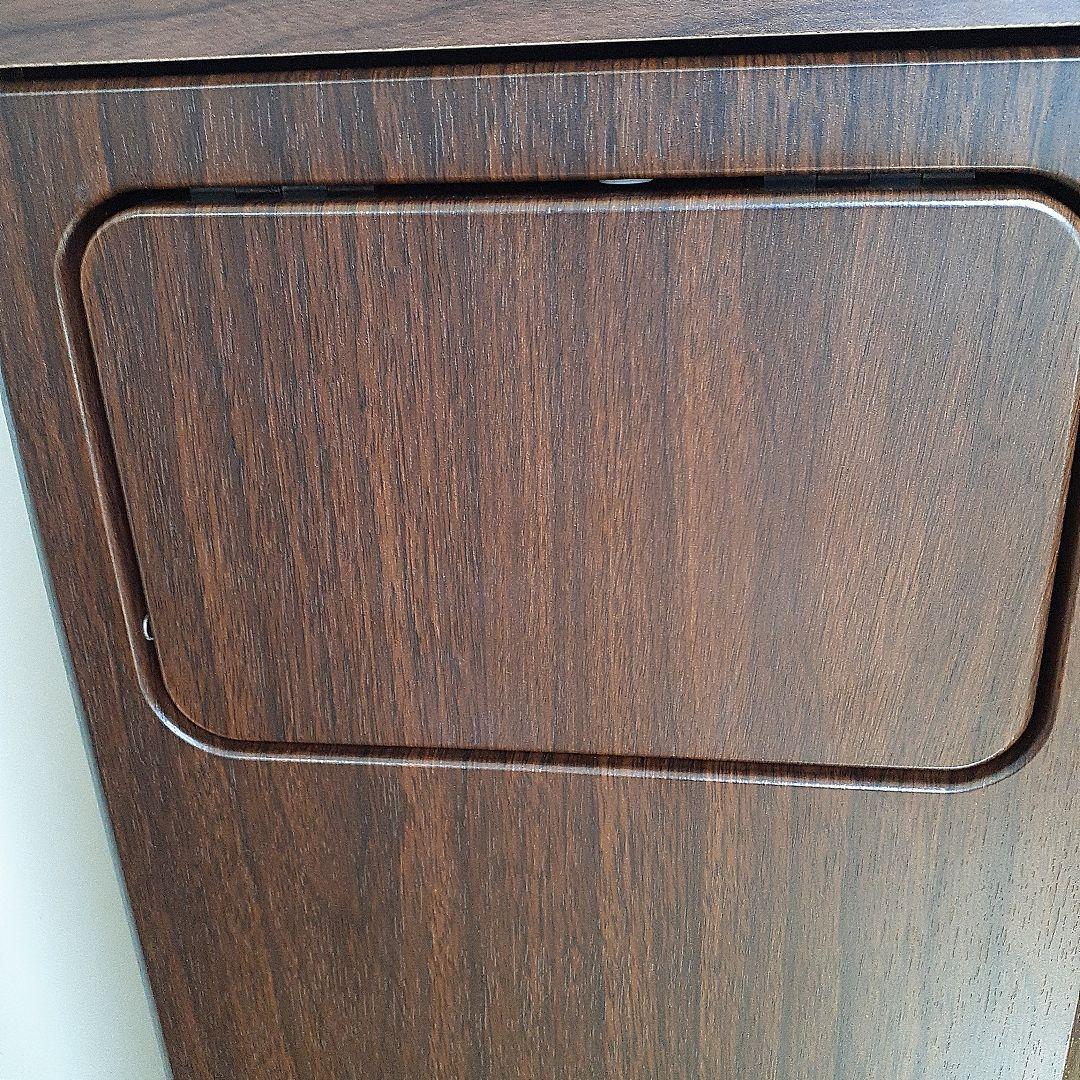 スタンド ダストボックス ブラウン ゴミ箱 スイング式 木目調 45L新品同様