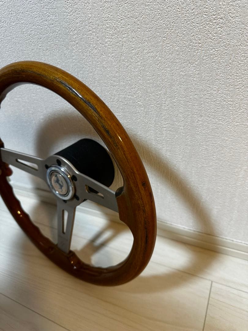ABARTH ウッドステアリング