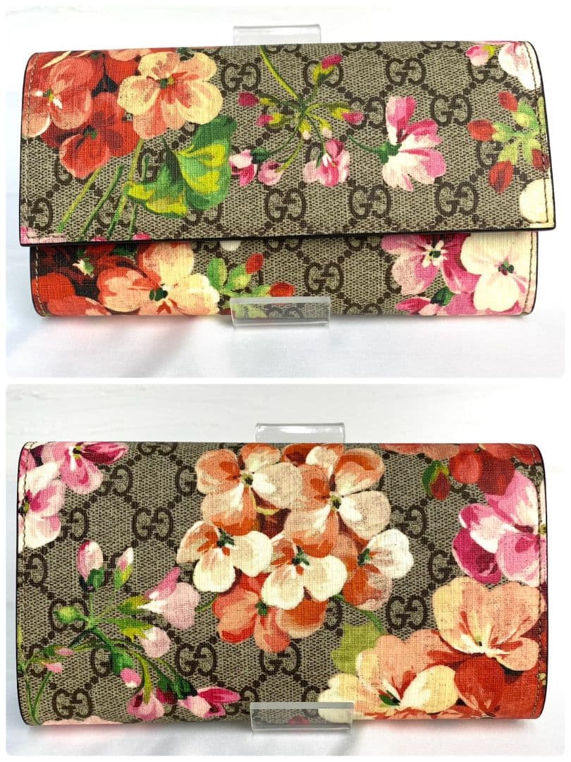 ✨️新品✨️グッチ 長財布 フラップ GGスプリーム ブルームス 花 フラワー