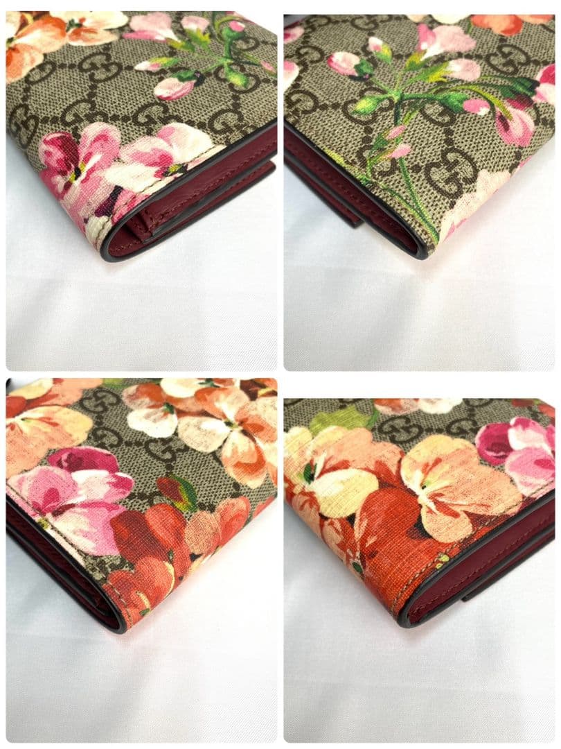 ✨️新品✨️グッチ 長財布 フラップ GGスプリーム ブルームス 花 フラワー