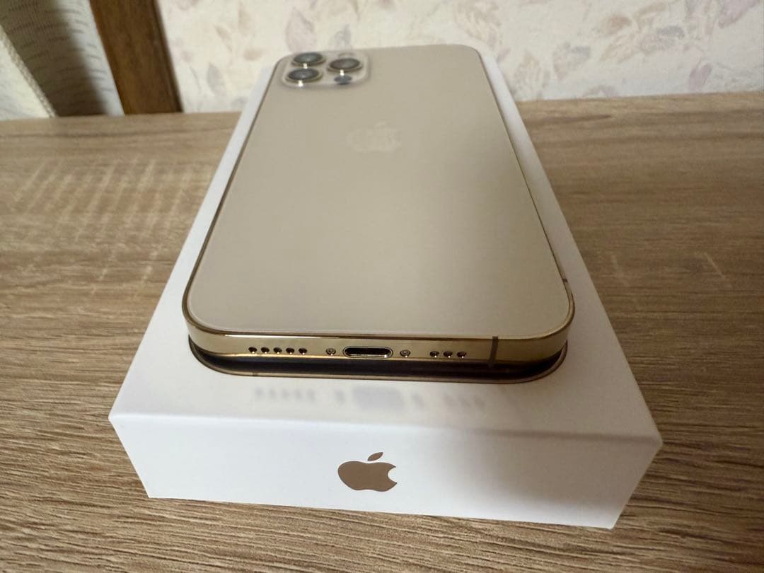 【美品】iPhone12pro ゴールド 箱付き 128GB