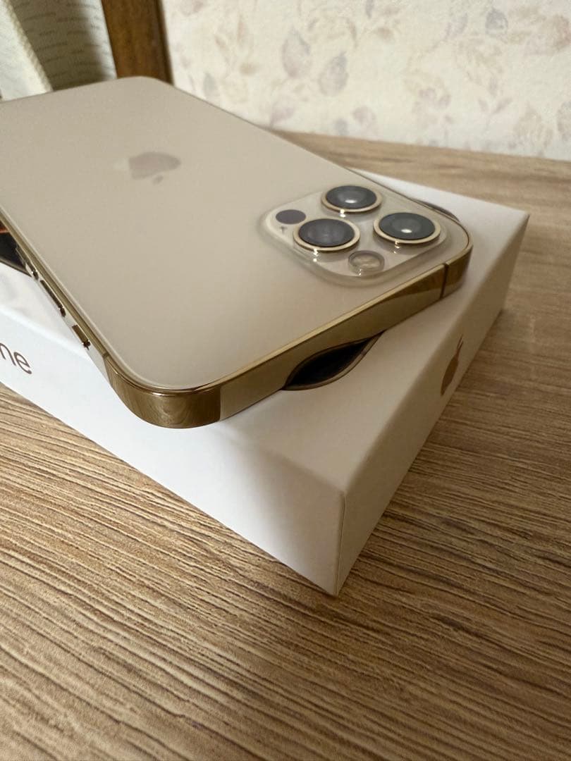 【美品】iPhone12pro ゴールド 箱付き 128GB