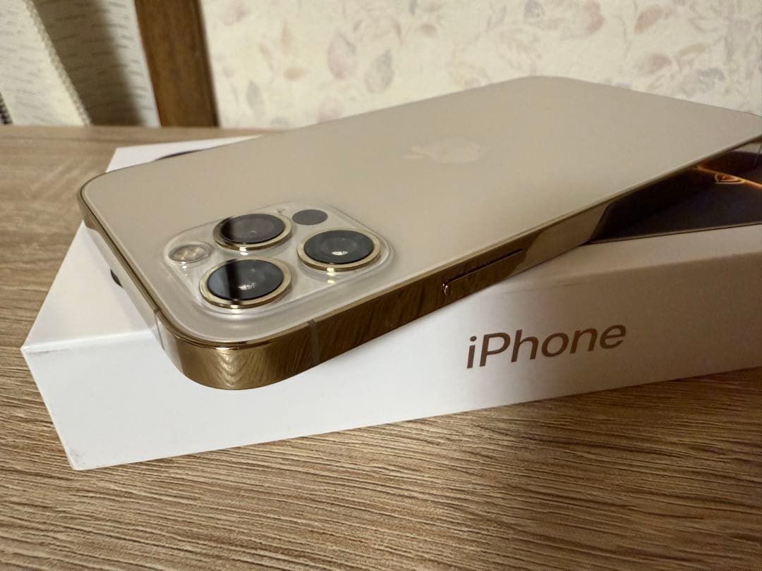 【美品】iPhone12pro ゴールド 箱付き 128GB