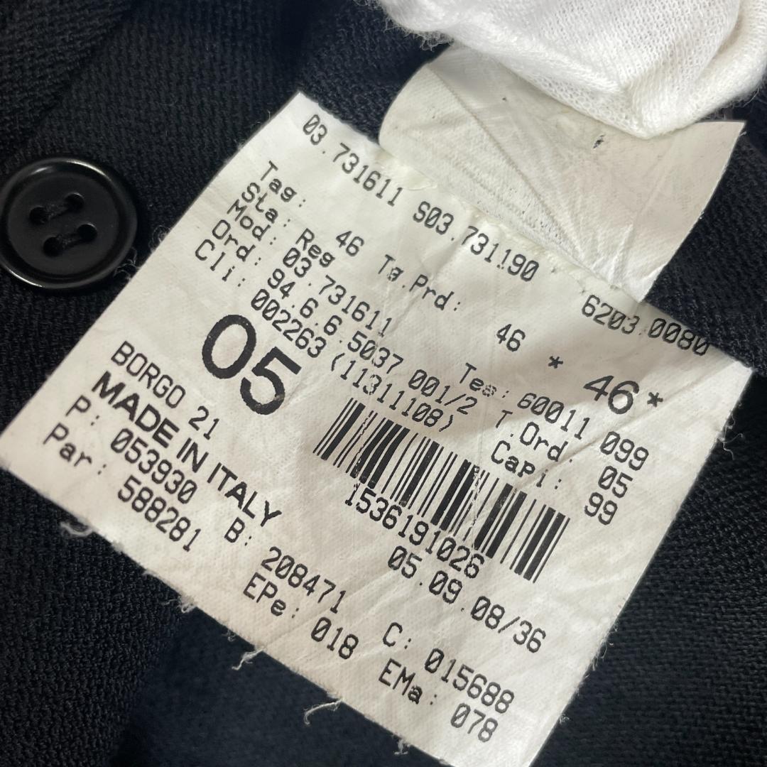 GIORGIO ARMANI　セットアップ　46　黒　ビジネスカジュアル