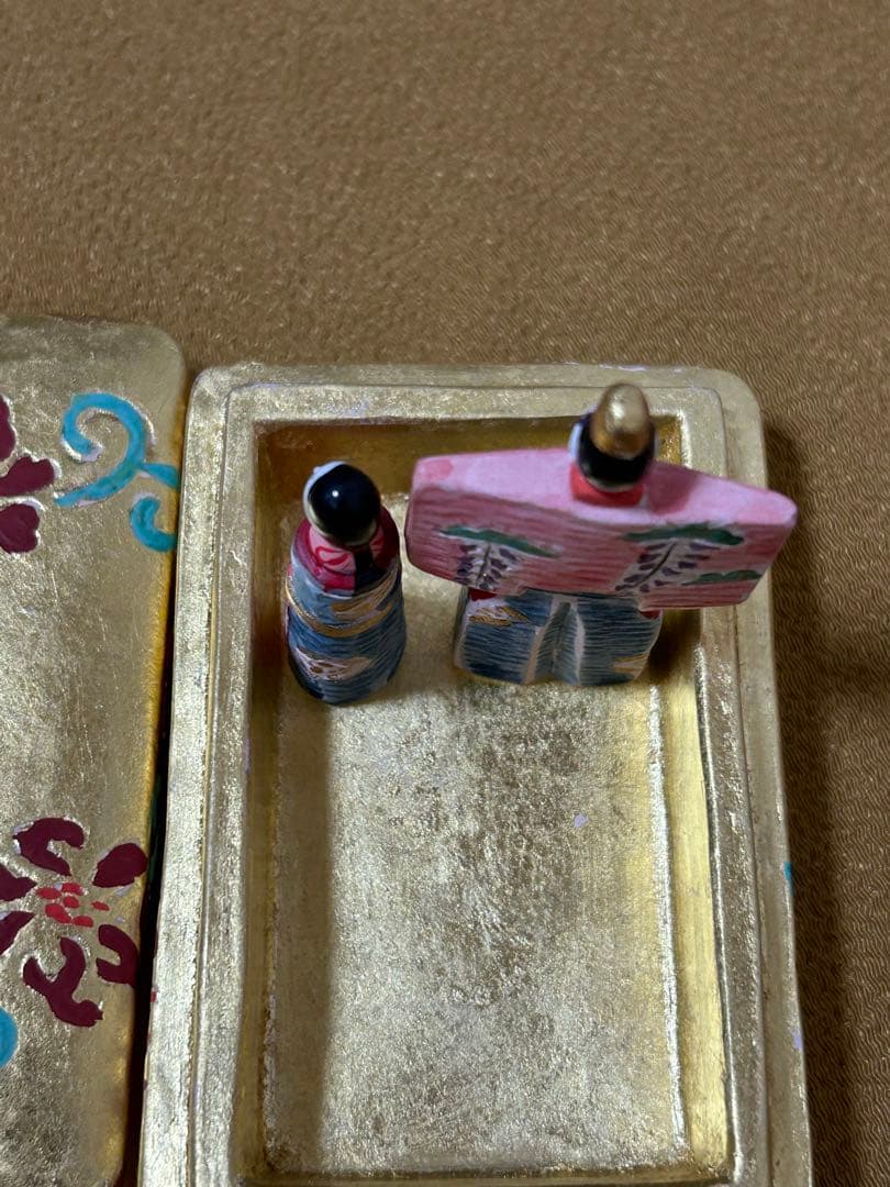 二代目 戸畑茂四郎 箱雛 博多人形作家 茂四郎人形　立雛人形