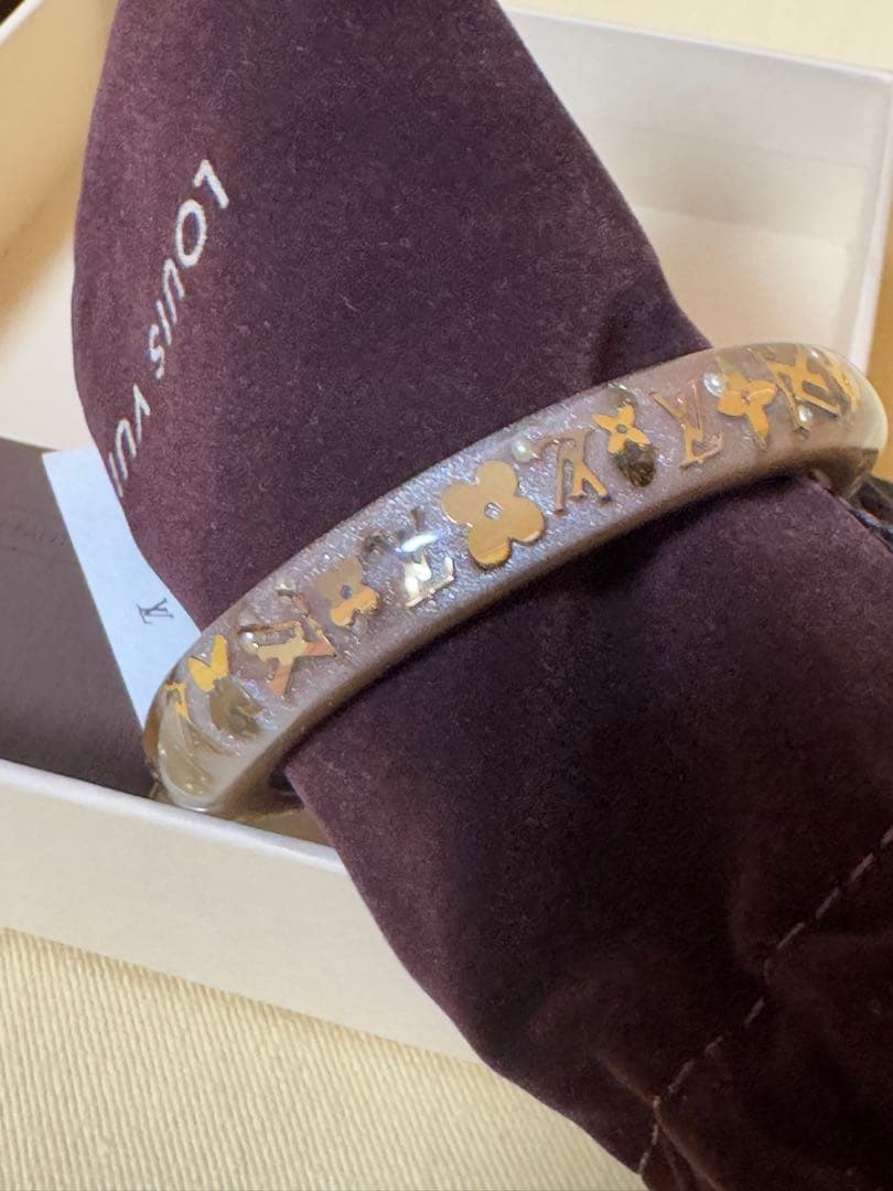 Louis Vuitton アンクルージョン バングル 美品 ベージュ