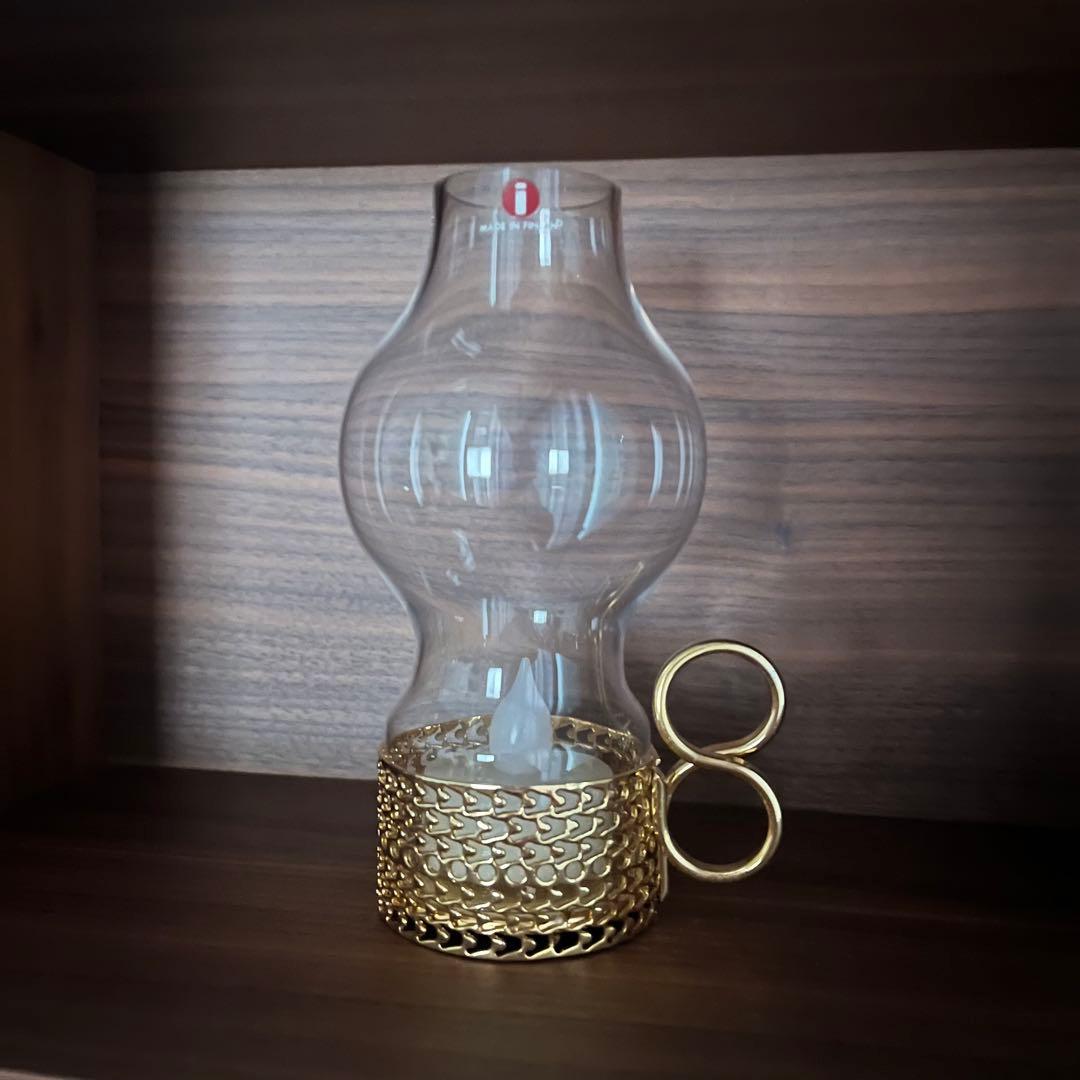 イッタラ 24Karaatti ツァイッカ キャンドルホルダー S