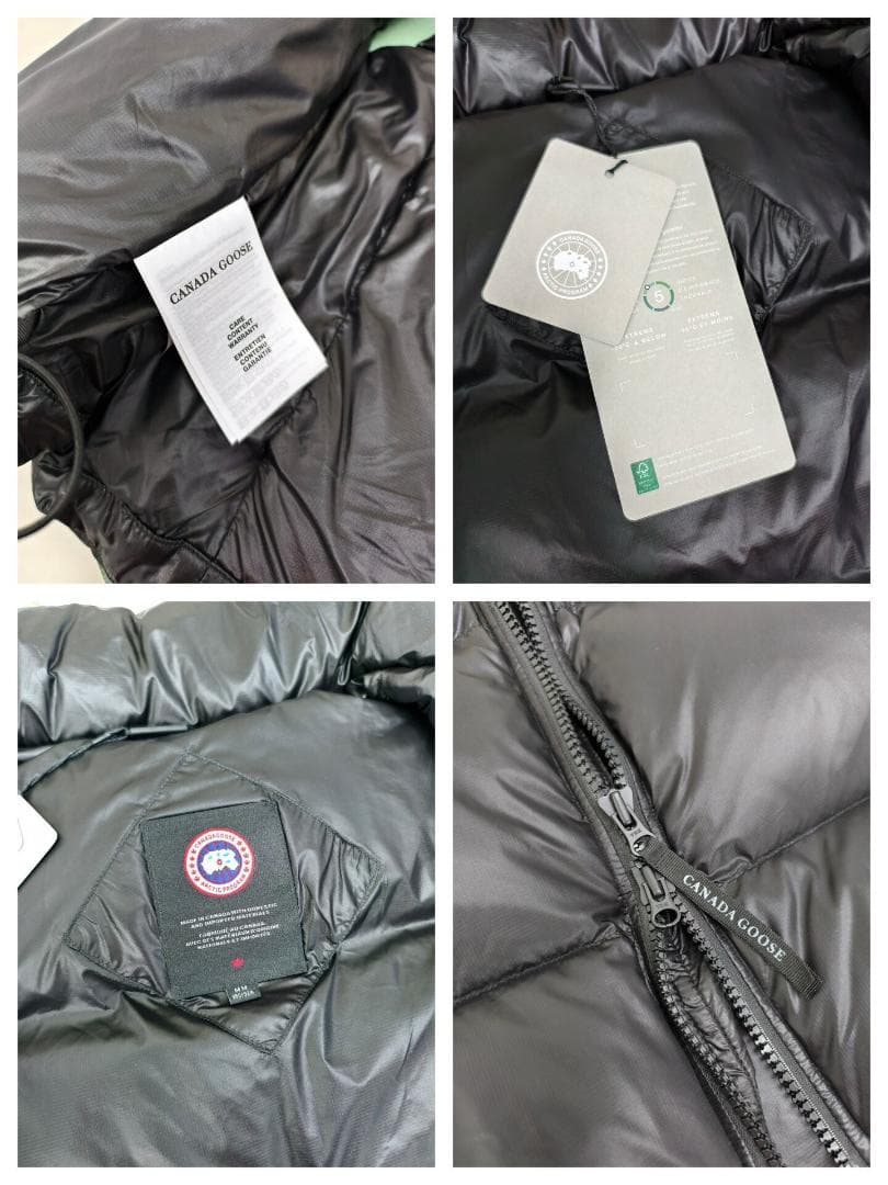 ブラック ダウンベスト ロゴパッチ付き