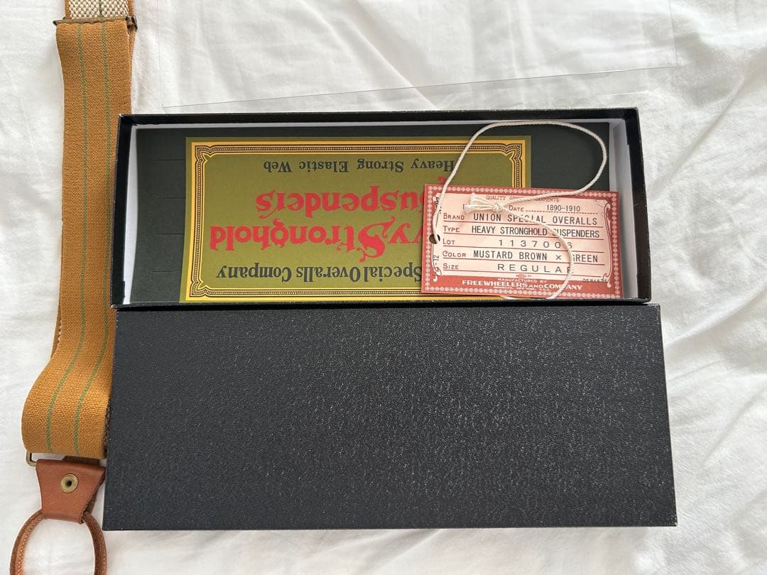 美品　FREEWHEELERS サスペンダー