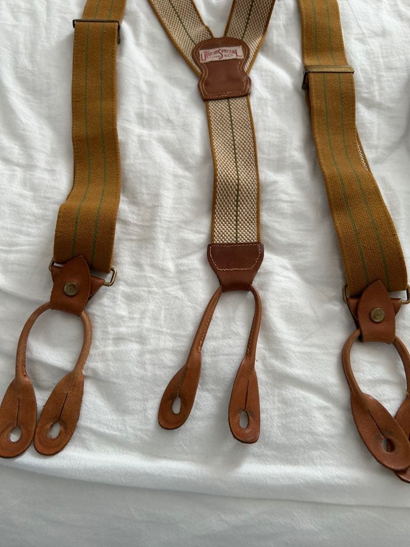 美品　FREEWHEELERS サスペンダー