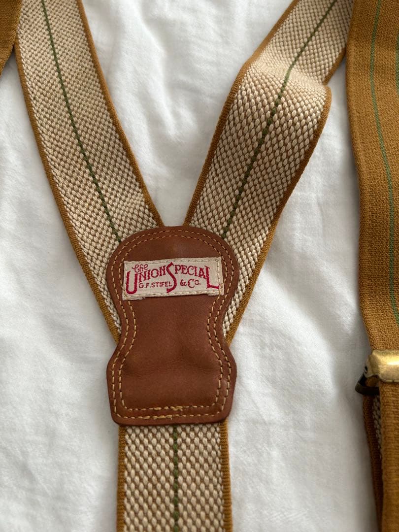 美品　FREEWHEELERS サスペンダー