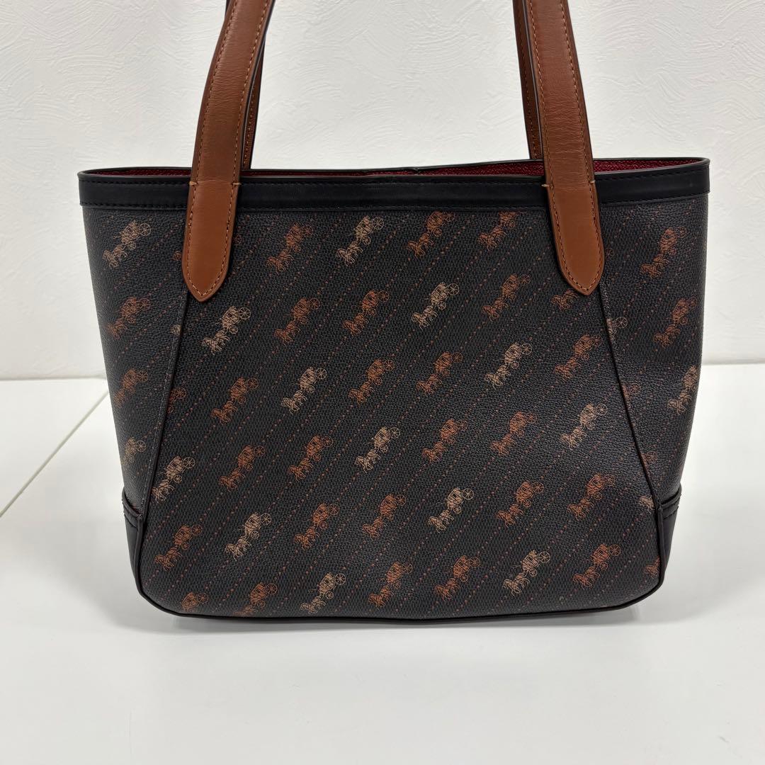 【極美品】COACH コーチ トートバッグ シグネチャー チャーム付き