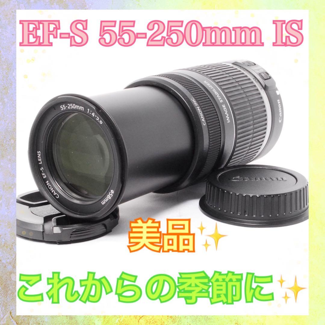 ❤️便利な望遠レンズ❤️EF-S 55-250mm IS❤️手ブレ補正付きレンズ❤️