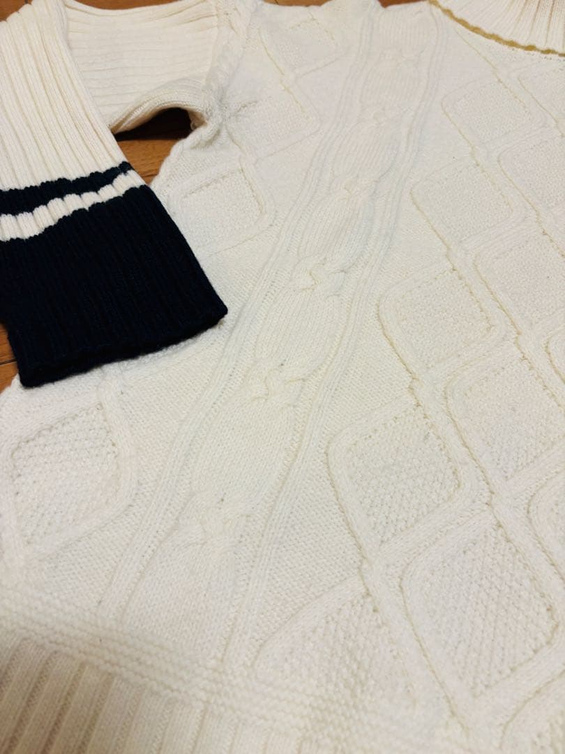 極美品！【PEARY GATES】パーリーゲイツ タートルネック セーター0