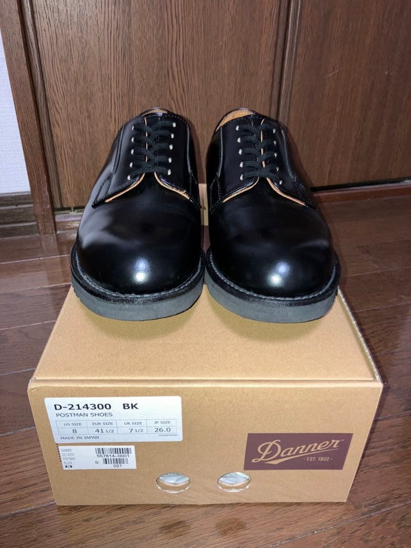 ダナー　ポストマン　ブラック　DANNER POSTMAN D214300