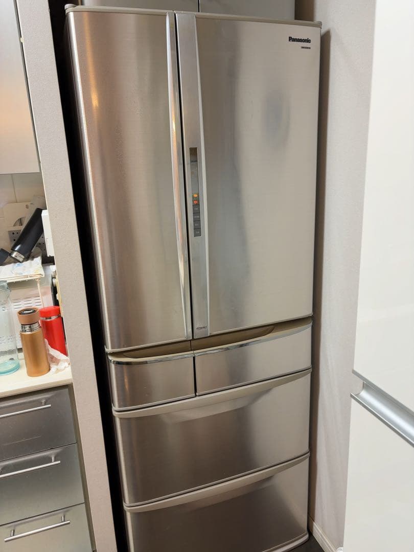 12/5までパナソニック６ドア冷蔵庫 550L NR-F553T-N送料設置込