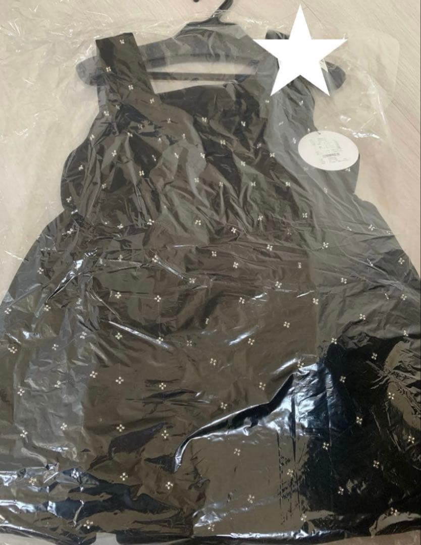 PERNA ペルナ　ベロアビジュートップス　ブラック　②